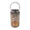 Snow Joe Bliss Outdoors Set of 2 Solar LED Lanterns w Berry Leaf Design  Hand Painted Finish BSL-312-BZ - alternate 5